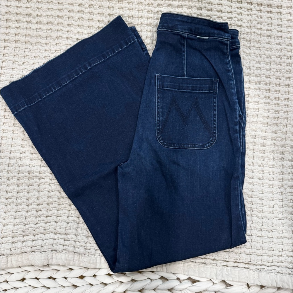 MOTHER Cropped Flare Jeans